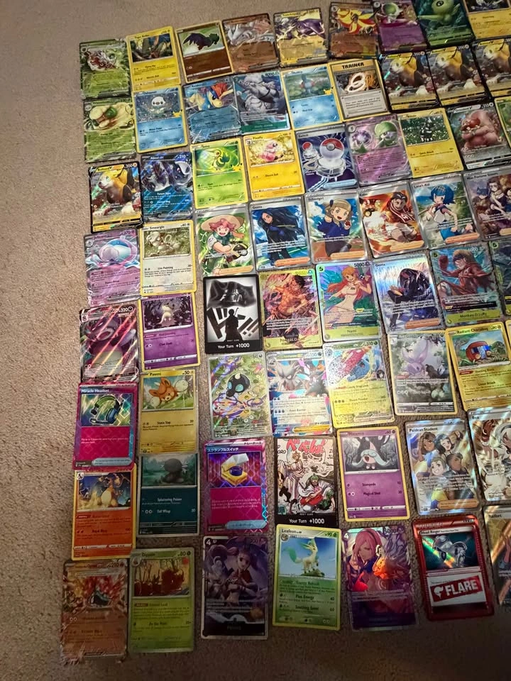 Giant Lot of Pokemon & One Piece Cards - photo 2