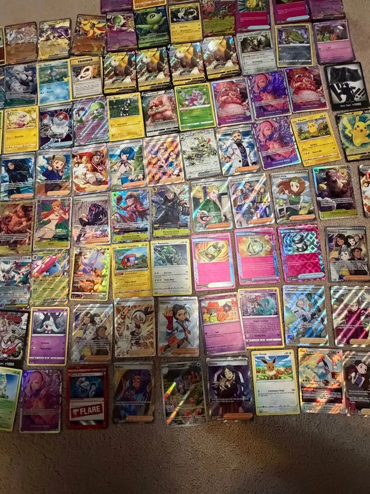 Giant Lot of Pokemon & One Piece Cards - photo 3