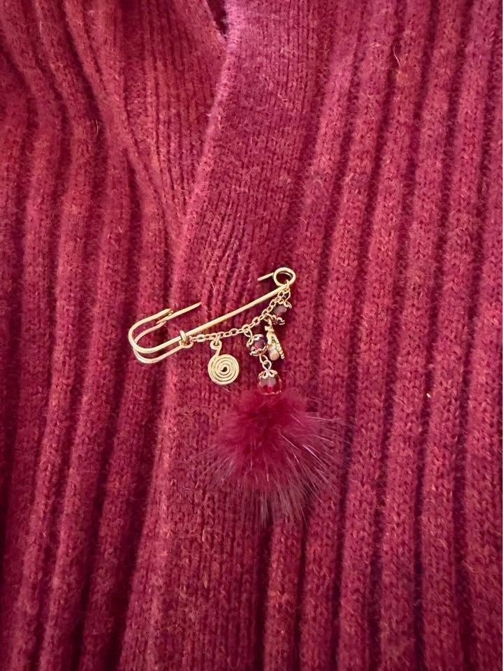 Burgundy Ribbed Hooded Cardigan - photo 5