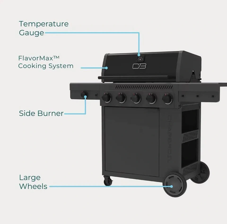 Charbroil Performance Series FlavorMax 5-Burner Gas Grill - photo 5