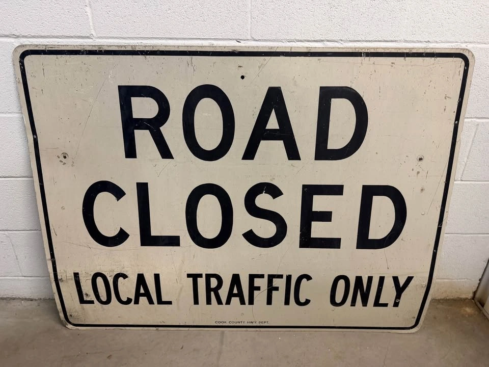 Vintage Cook County Highway Sign - photo 2