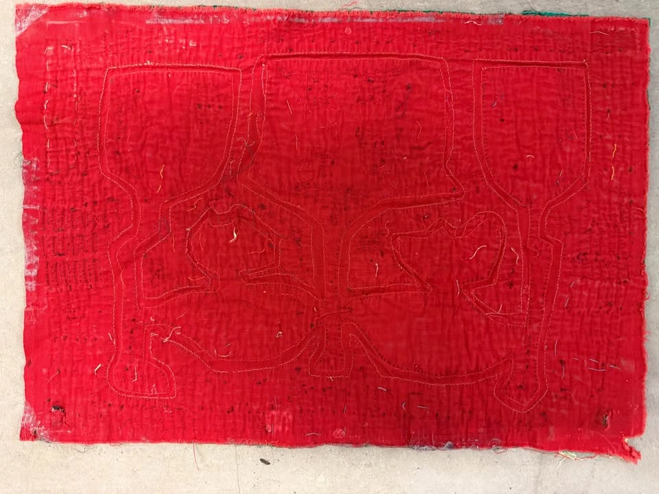 Vintage Kuna Mola Handsewn Folk Art - San Blas Islands - photo 3