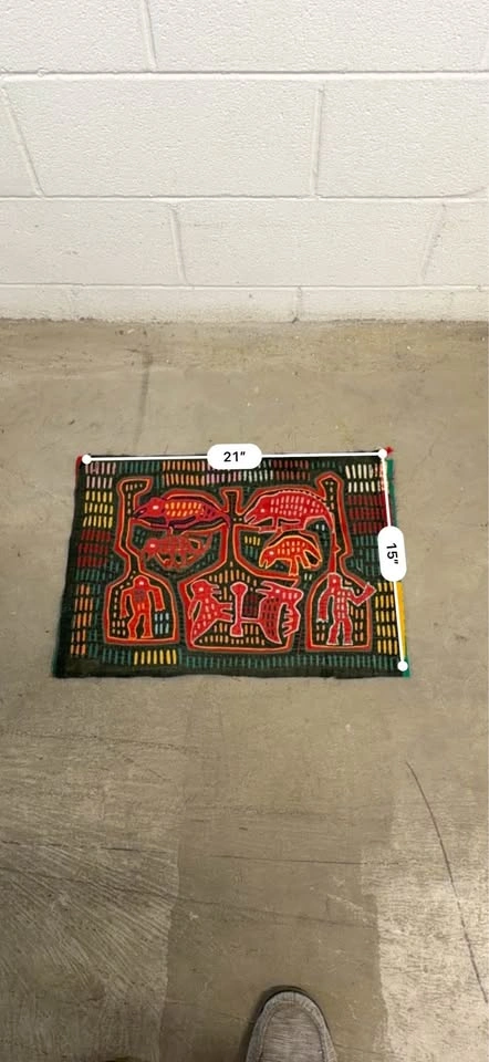 Vintage Kuna Mola Handsewn Folk Art - San Blas Islands - photo 4