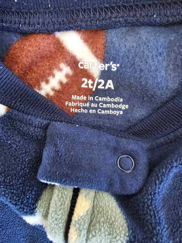 2T Carter's and Oshkosh fleece sleepers - photo 3