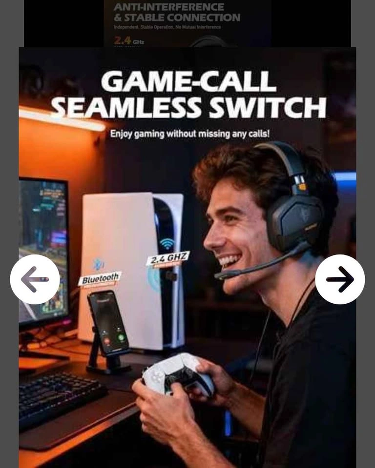 Brand New Wireless Gaming Headset - photo 2