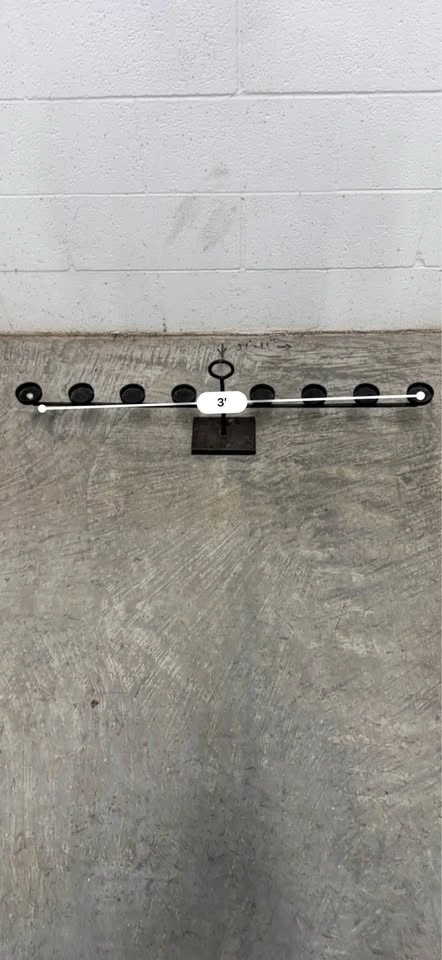 Pottery Barn Hammered Iron 8-Light Votive Tealight Candle Holder - photo 5
