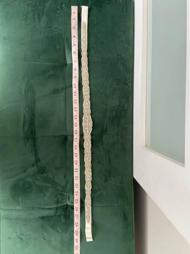Crystal bridal belt - photo 3