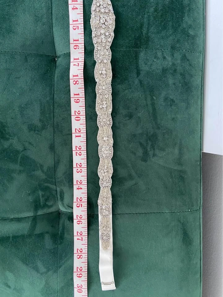Crystal bridal belt - photo 4