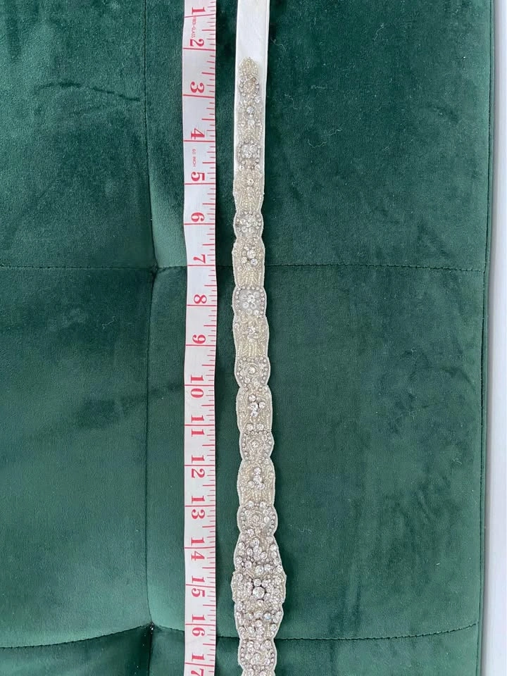 Crystal bridal belt - photo 5