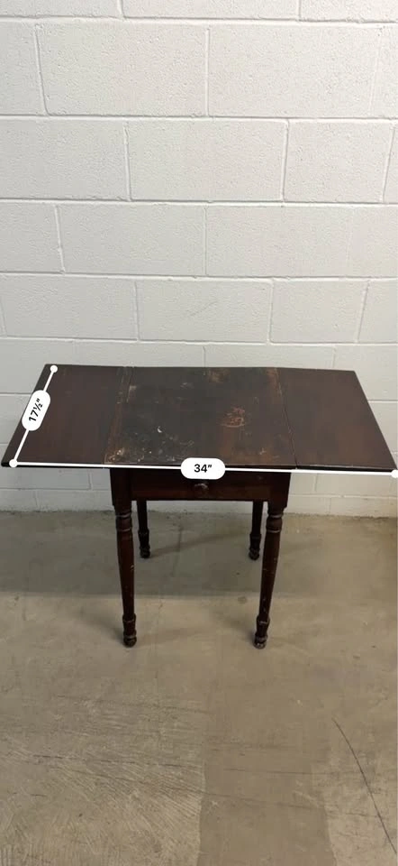 Antique Drop Leaf Table - photo 5