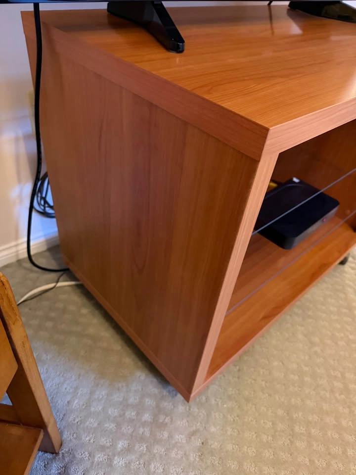 Maple veneer tv console - photo 5