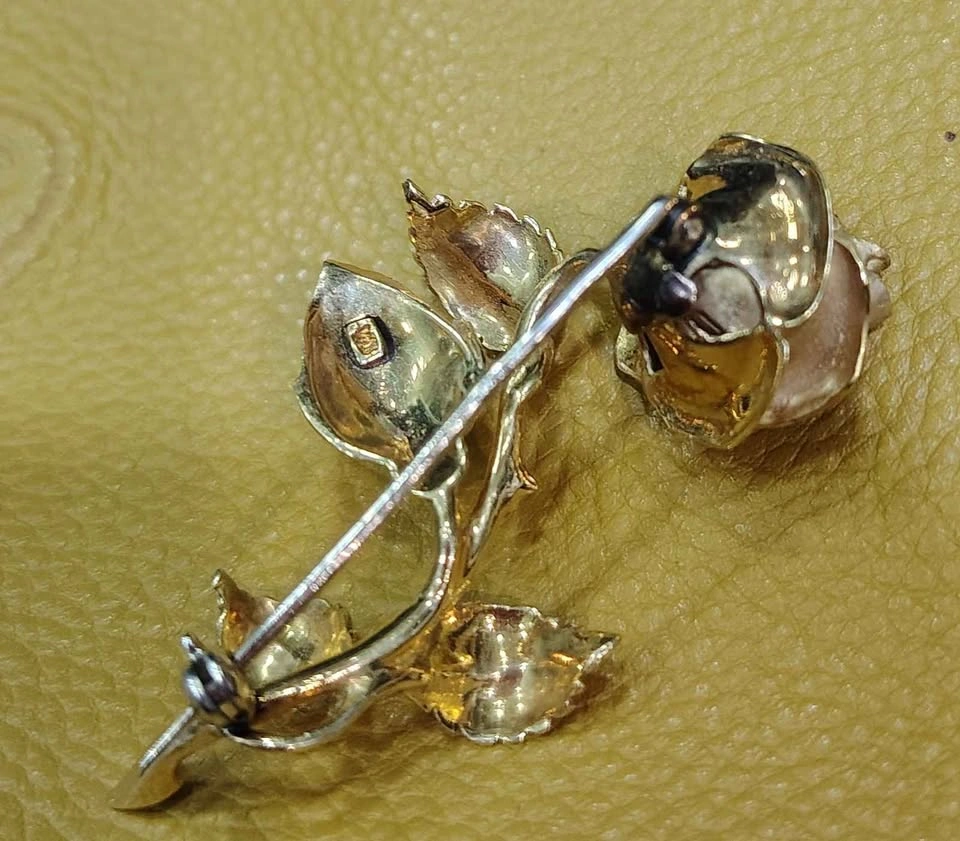 18K GOLD BROOCH 9.26 GRAMS - photo 2