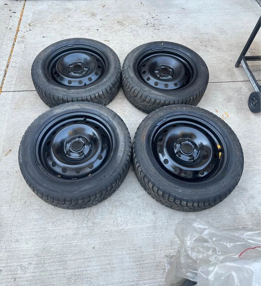205/55R16 Sailun Winter Tires & 5x100 Steel Rims - photo 2
