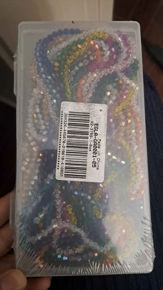 4mm Glass bicone beads - photo 2