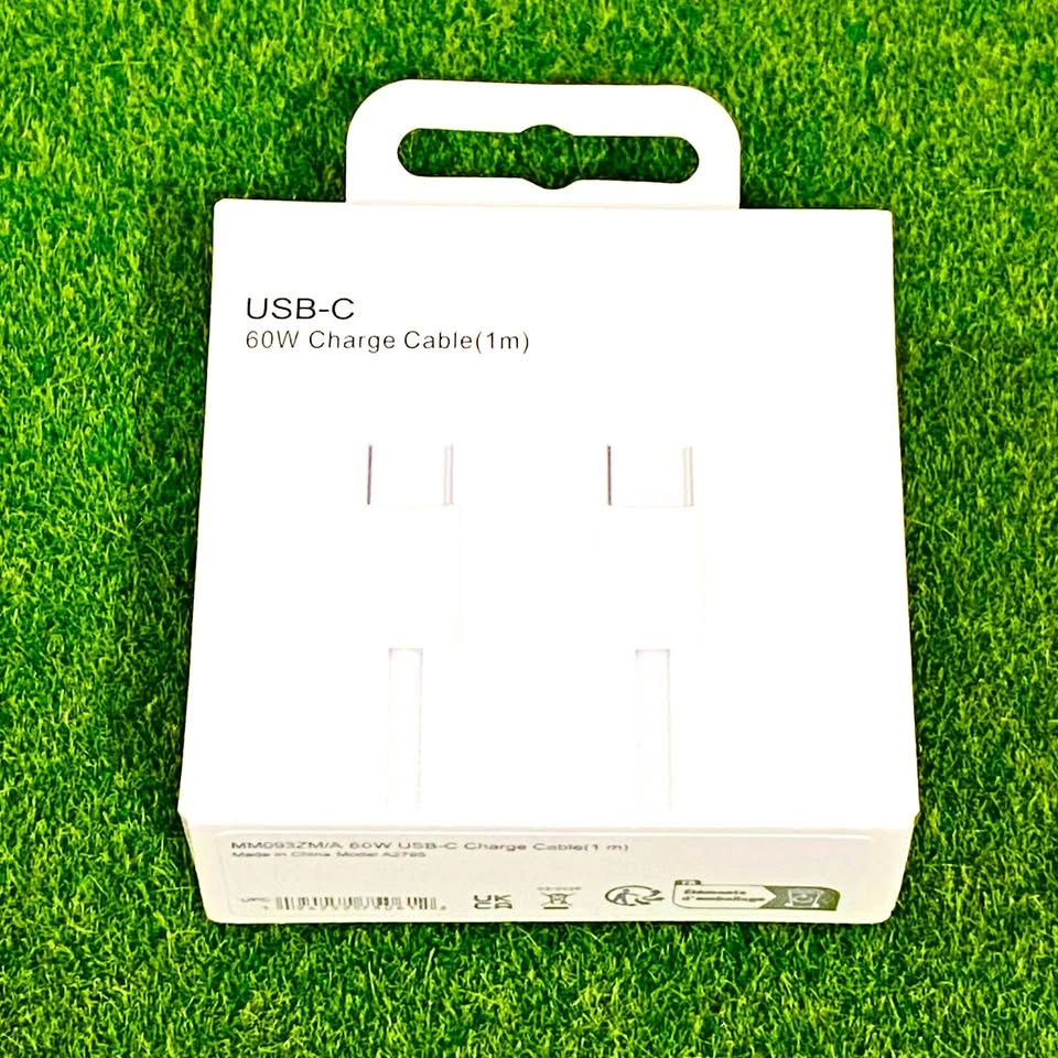 USB-C 60W Fast Charging Cable 1m – USB Type-C PD Charger Cord