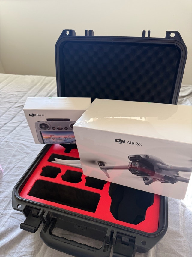 DJI Air 3S with RC 2 brand new never used