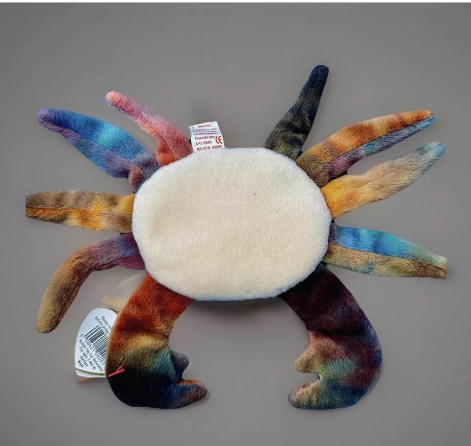 RARE! TY Beanie Baby 'Claude' The Crab 1996 - Retired - photo 2