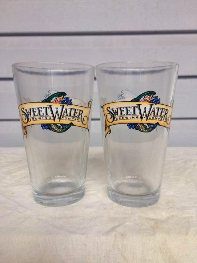 Pair Of SweetWater Pint Glasses - Brand New - photo 2