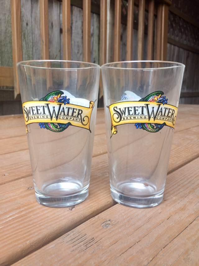 Pair Of SweetWater Pint Glasses - Brand New - photo 5