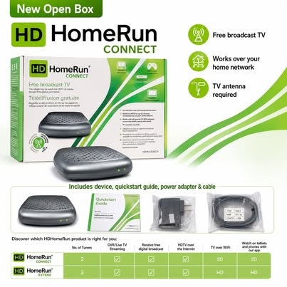 HDHomeRun CONNECT Network TV Tuner New Open Box