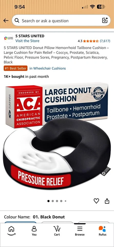 Donut pillow