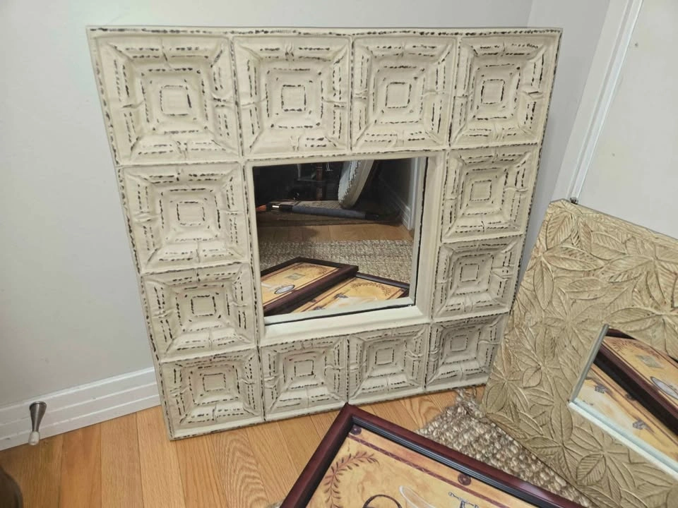 4-Piece Home Decor Bundle – Mirrors & Framed Bathroom Wall Art - photo 2