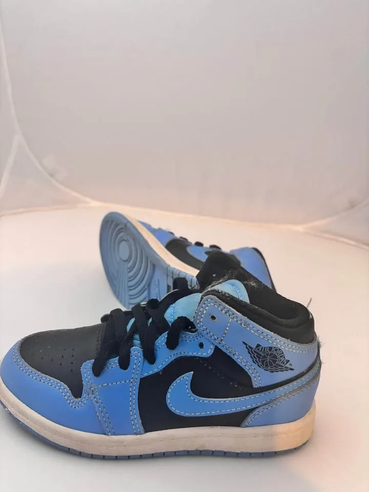 Nike Air Jordan 1 Kids University Blue Black 12C image indicator(2)