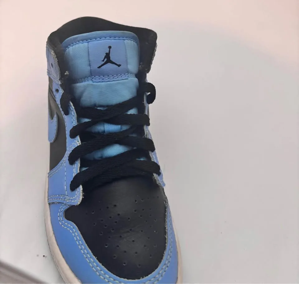 Nike Air Jordan 1 Kids University Blue Black 12C image indicator(3)