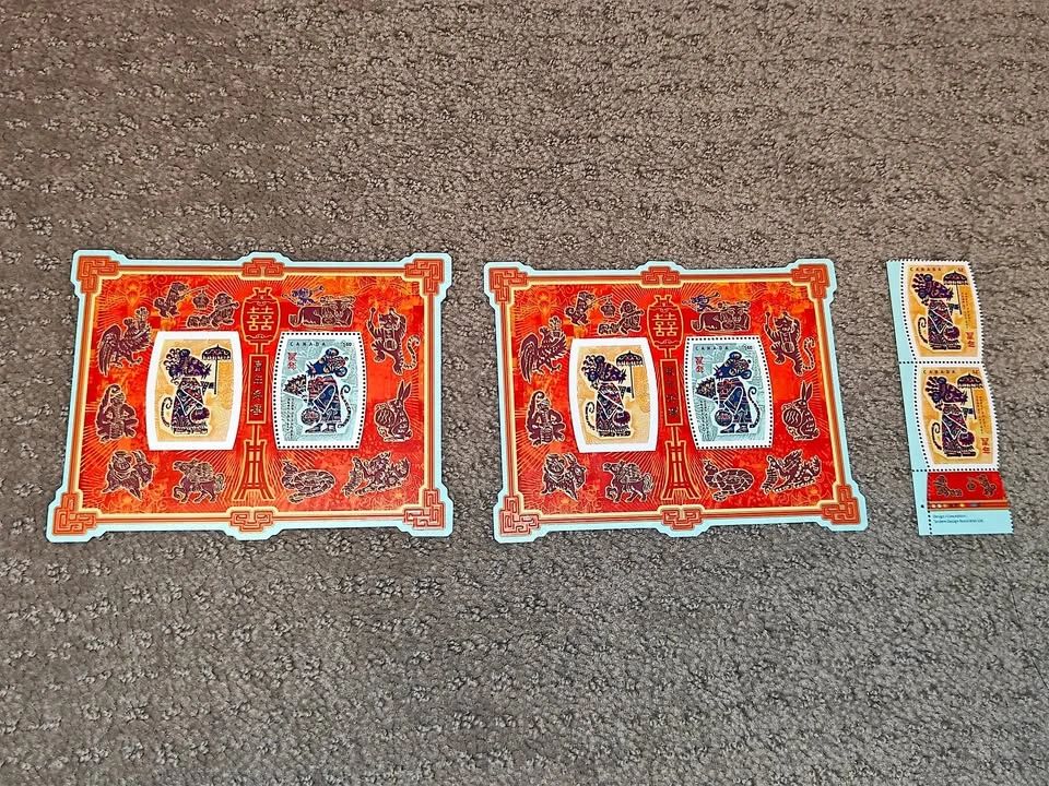 Stamps - 2008 Lunar New Year - Year of the Rat - Souvenir Sheet