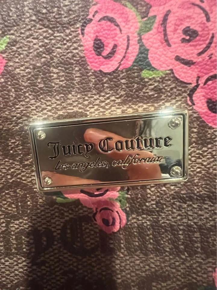 Juicy Couture Pink Rose Monogram Backpack 🌹 - photo 2