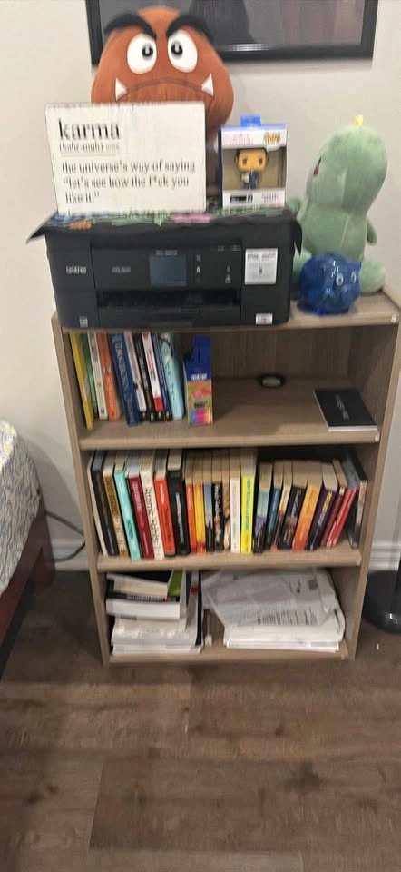 Wooden Bookshelf