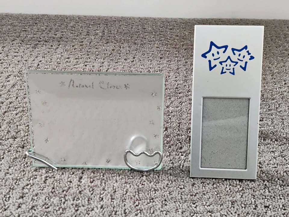 Picture Photo Frame - Blue Stars & Borderless Natural Clover | Karrot