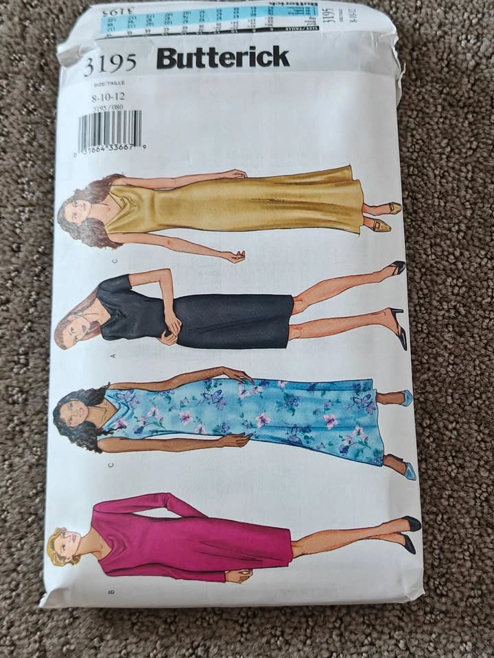 Butterick Sewing Pattern Women Dress - Size: 8-10-12 - photo 4