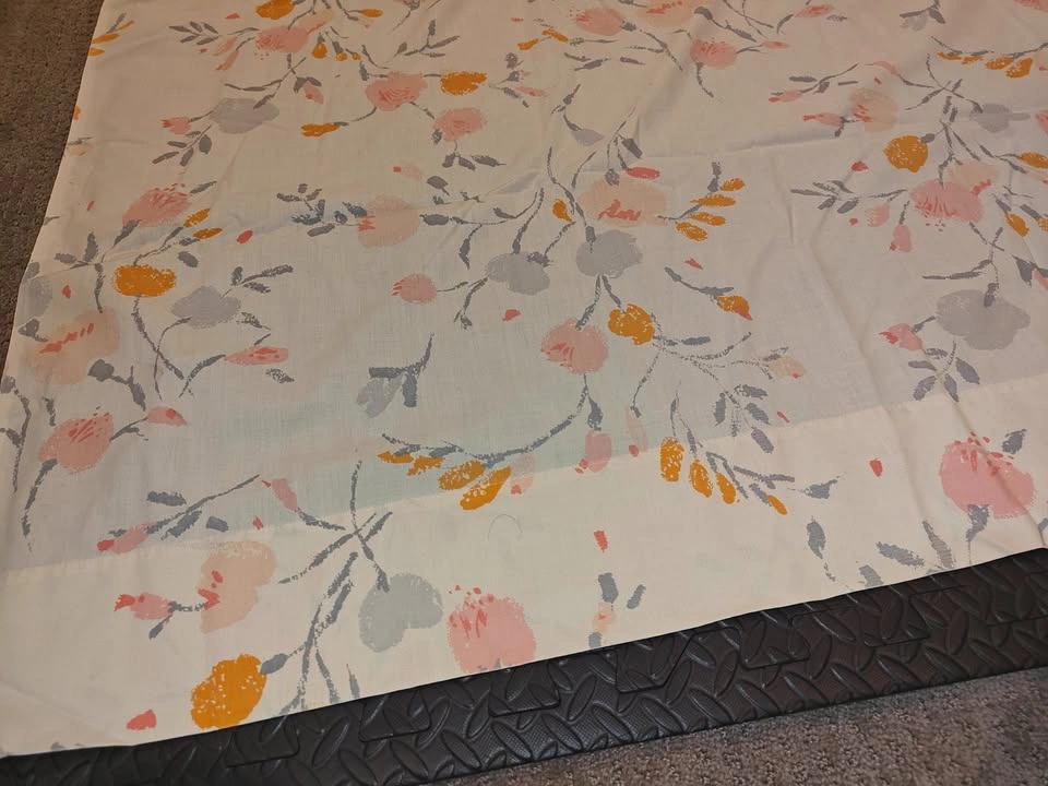 Wamsutta Floral Flat Sheet & 1 Pillowcase - Double Size Bedding - photo 2