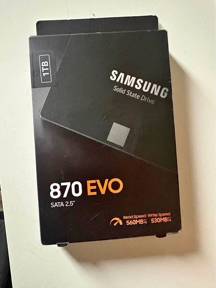 Samsung 870 EVO 1TB 2.5" SATA SSD