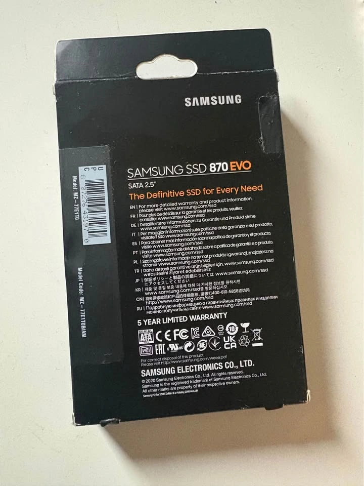 Samsung 870 EVO 1TB 2.5" SATA SSD - photo 2