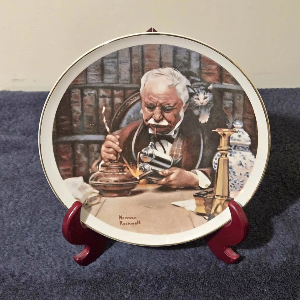 Norman Rockwell “The Tinkerer” Collector Plate