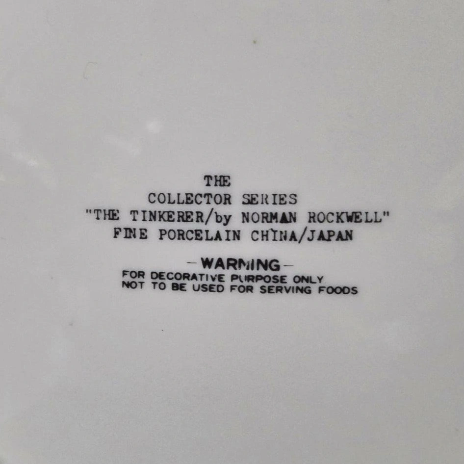 Norman Rockwell “The Tinkerer” Collector Plate - photo 2