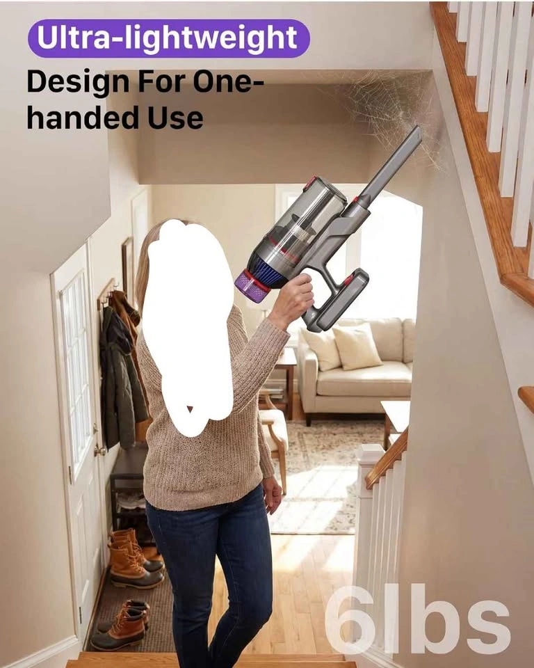 Cordless Stick Vacuum Cleaner with HEPA Filtration - photo 4