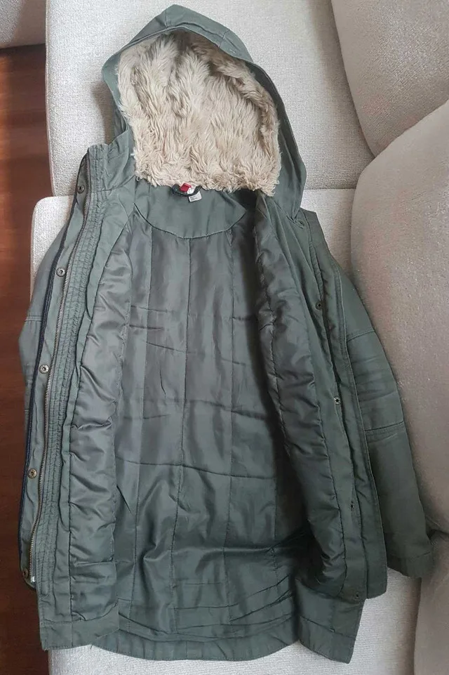 Womens Army Green Fall Jacket image indicator(2)