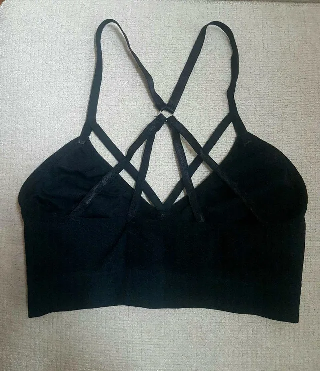 New! Black Sports Bra/Crop Top image indicator(3)