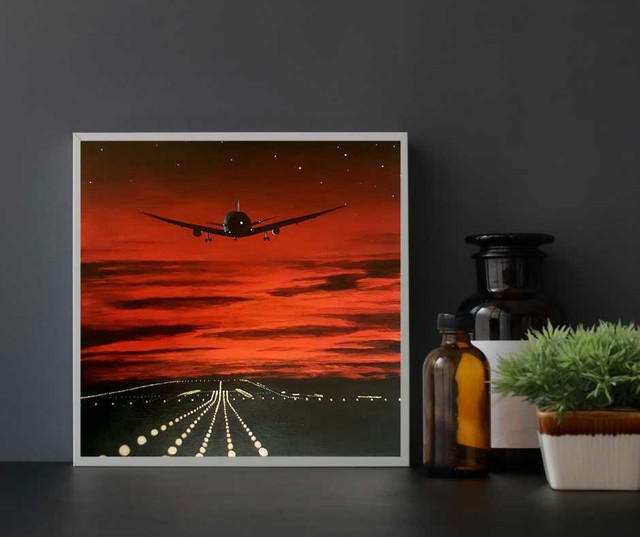 Air Strip Acrylic Wall Art Painting