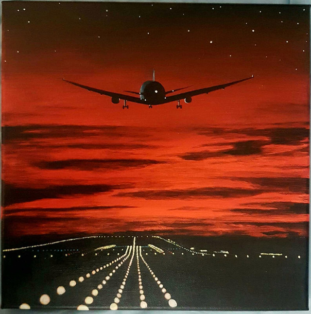 Air Strip Acrylic Wall Art Painting - photo 2