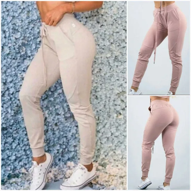 Brand New! Beige Buffbunny Joggers thumbnail
