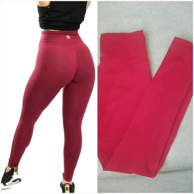 Womens Red Tilyoucollapse Leggings thumbnail