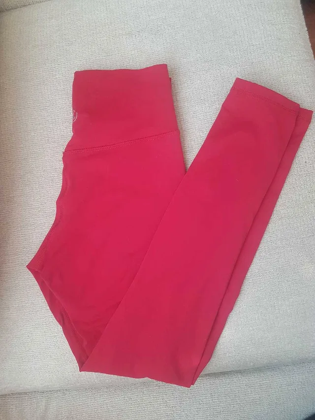 Womens Red Tilyoucollapse Leggings image indicator(2)