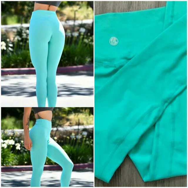 Like New! Tilyoucollapse Turquoise Leggings thumbnail