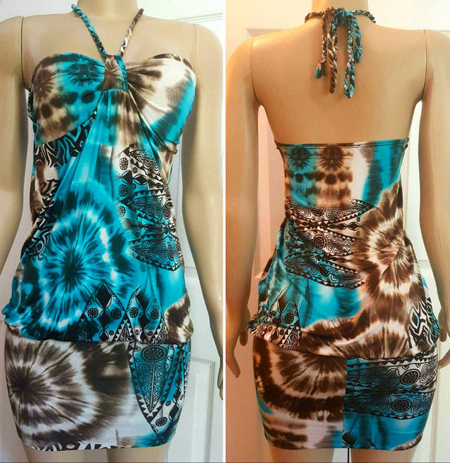 Brand New Tribal Tie Dye Summer Dress