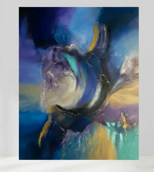 New Original Multi-Textured Abstract Acrylic Painting image indicator(4)