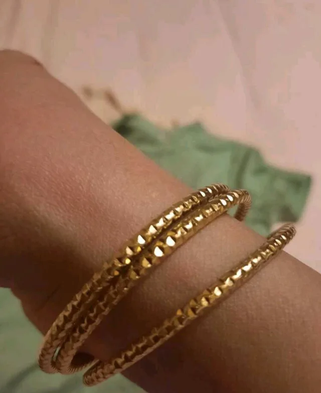 Brand New Gold Stainless Steel Bangle thumbnail